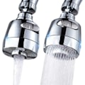 Miniatyrbild 1 av 4: 360° kranmunstycke med dusch - Adapter för kökskran silver
