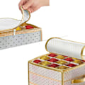 Miniatyrbillede 2 af 5: Organiserare - guld, 64 rum, 7,6 cm hver