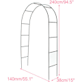 Miniatyrbilde 5 av 5: Hagebue espalierpanel i stål l.120 x H.240 cm hagedekor