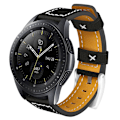 Miniatyrbillede 1 af 4: Armbånd til Samsung Gear S3 Classic / S3 Frontier Læder Sort