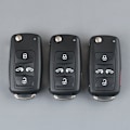 Miniatyrbild 2 av 4: Nyckelskal för VW, Sharan, Tiguan, Golf, Sagitar, MK6 Polo, Touareg, Coque-utbyte, 4/5 knappar 4 BOTTONS