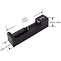 Miniatyrbilde 3 av 5: 3,7v litiumbatteri USB-lader blendende lommelykt tilbehør,