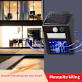 Miniatyrbild 3 av 5: Solcellsmygglampa, elektrisk insektsfälla med LED-rörelsesensor, effektiv UV-myggdödare för utomhusgräsmatta