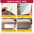 Miniatyrbillede 4 af 5: Møbelbeskyttelse - Anti-Scratch Tape til Sofa, Sæt med 8
