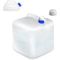 Miniatyrbilde 1 av 5: 15 Liter sammenleggbar vannkanne - 25,5*25,5*25,5cm, Vannpose Beholder Vannpose For Nødsituasjon, Prepper, Beredskap, Nødutstyr x