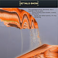 Miniatyrbilde 3 av 4: Bevegelig sandkunstbilde Timeglass Deep Sea Sandscape Glass Quicksand 3d Maleri