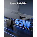 Miniatyrbild 2 av 7: 65W USB C-laddare för bärbar dator (1,8 m) för Lenovo Thinkpad ASUS Zenbook
