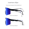 Miniatyrbilde 3 av 4: Polariserte Sportsolbriller Unisex Matt Svart 3-Pack