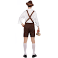 Pikkukuva 4 / 5: Miesten baijerilaiset nahkahousut saksalaiset Oktoberfest-shortsit olutasu L
