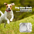 Miniatyrbilde 2 av 6: 3 stk Hundedufttreningssett Nosework-beholdere Metallbeholdere
