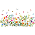Miniatyrbillede 4 af 5: Anti-kollisions Iris Have Blomst Vinduesmærkater Glasmærkater-FA6-
