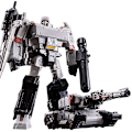 Miniatyrbild 2 av 5: Bpf Ny 21cm Robot Tank Modell Leksaker Cool Transformation Anime Actionfigurer Flygplan Bil Film Barn Gåva Ss38 6022a