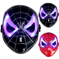 Miniatyrbilde 2 av 2: Lysende Spiderman-maske Pojkar Barn Vuxna Fancy Dress Superhjälte red