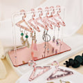 Miniatyrbilde 4 av 9: Ørepynt Stativ Organizer Smykke Display Holder TRANSPARENT Transparent