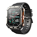 Miniatyrbillede 1 af 5: Njord Gear Uforgængelig Smartwatch, Robust taktisk Smartwatch med pulsmåling (FMY) ORANGE