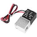 Miniatyrbillede 3 af 3: Magnetventil, 12v DC 1/4\" 2-vejs normalt lukket 1,2mpa pneumatisk aluminiummagnetventil til luftvand (dc12v)