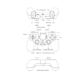 Miniatyrbilde 4 av 4: T1D Fjernkontroll for DJI Tello Drone ios7.0 Android 4.0-Svart