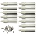 12 Drawer and Cabinet Dampers with Soft Close, Silent Glide, and Screw Lock Functions.-FA-
