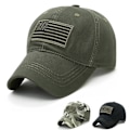 Miniatyrbillede 2 af 2: Kasket til mænd og kvinder mode broderi hat - spot salg ArmyGreen