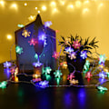 Miniatyrbild 2 av 5: 3 meter julbelysning 20 LED snöflinga ljusslingor ljus