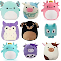 Miniatyrbild 3 av 3: Squishmallows Dockplyschleksakskudde Fylld Kudde Tecknad Mjuk Leksak Barnpresent donkey