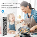 Pikkukuva 5 / 5: 2024, 2-pack aktivt kolfilter för Bora Pure/X Pure/S Pure köksfläkt, PUAKF filtertillbehör ersättningsfilter