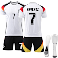 Miniatyrbillede 1 af 2: UEFA Euro 2024 Tyskland Hjemmefodboldsæt nr. 7 Havertz 16