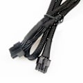 Miniatyrbilde 3 av 3: Pci-e 8-pin til dobbel 6+2-pins modulær strømforsyningskabel for Corsair Rm1000x