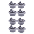 Miniatyrbillede 1 af 5: 8-pak 165314 Opvaskemaskine Nedre Stativ Hjul Reservedele til og Opvaskemaskine - Udskiftning 420198 Ap2