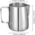 Miniatyrbilde 2 av 5: Melkeskummer, melkeskummer, melkeskummer i rustfritt stål, melkeskummer i rustfritt stål, skummende melkeskummer, 350 ML for fremstilling av melk