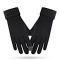 Pikkukuva 1 / 5: Vinter Touch Handskar Dam Herr Varm Stretch Stickad Vantar Imitat Black