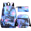 Pikkukuva 1 / 5: Fotboll Messi reppu 3 osaa Yellow