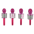 Miniatyrbillede 3 af 5: Karaoke mikrofon med højttaler og Bluetooth pink 320