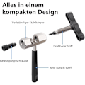 Miniatyrbillede 3 af 4: Kædetang, kædeværktøj og kædemåler cykelsæt til kædeværktøj