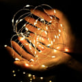 Miniatyrbild 4 av 5: 5/10/20M LED-ljusslinga koppar silver FÄRGGLAD 5M50LED Färgglad