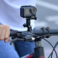 Pikkukuva 2 / 5: GoPro-lisävarusteille Pyörän ohjaustangon kiinnike 3-suuntaisella säädettävällä varrella Urheilukameran lisävarusteet Black