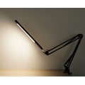Miniatyrbild 4 av 5: INF LED skrivbordslampa med justerbar arm Svart