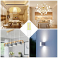 Pikkukuva 5 / 5: 6-pack 5W G9 LED-lamput, vastaavat 40W halogeenilamppua Valkoinen 6000K