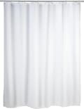 Duschdraperi 180x180 cm, Vitt Duschdraperi, Tvättad Textil-FA7-