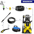 Miniatyrbilde 4 av 5: Roterende dyselanse, Turbo dyselanse for rengjøring for Karcher W