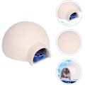Miniatyrbilde 4 av 4: Keramisk Hamsterhus Liten Kjæledyr Hamster Kjølig Hule Reir Mini Hytte