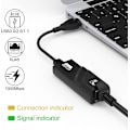 Pikkukuva 4 / 5: USB-Ethernet-sovitin, USB 3.0 RJ45 Ethernet-sovittimeen, Verkko 1