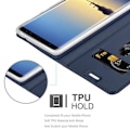 Miniatyrbilde 2 av 4: Cadorabo Deksel til Samsung Galaxy NOTE 8 i KLASSISK MØRKEBLÅ