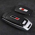 Miniatyrbild 4 av 4: Skyddande skal för smart bilnyckel, skyddande skal för Audi RS A4 B9 A5 Horizon C8 A8 D5 Q5 Q7 Q8 TT 2015-2022 B-Bright Black-RS