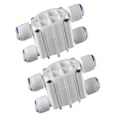 Miniatyrbilde 1 av 4: 1/4\" rør 4-veisport 2PCS 2PCS 2pcs 2pcs