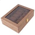 Miniatyrbillede 1 af 4: Klockbox 10 Uret Valnød - Brun brown 843
