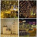 Miniatyrbilde 3 av 5: Nettlys, 672 LED-lamper, 6M X 4M, 8 mønstre