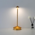 Miniatyrbillede 3 af 5: Genopladelig Bordlampe Creative Dining Touch Led Hotel Bar Kaffe Pina Pro Bordlampe Lampada Da Tavolo Dekorativ Skrivebordslampe gold
