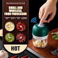 Miniatyrbillede 3 af 4: 100 ml Mini USB Elektrisk Hvidløg Måler Kraftig Presse Hakker