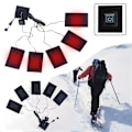 Miniatyrbild 4 av 8: 5-i-1 Elektrisk Västvärmare Uppvärmningsplattor USB Vinterkroppsvarmare